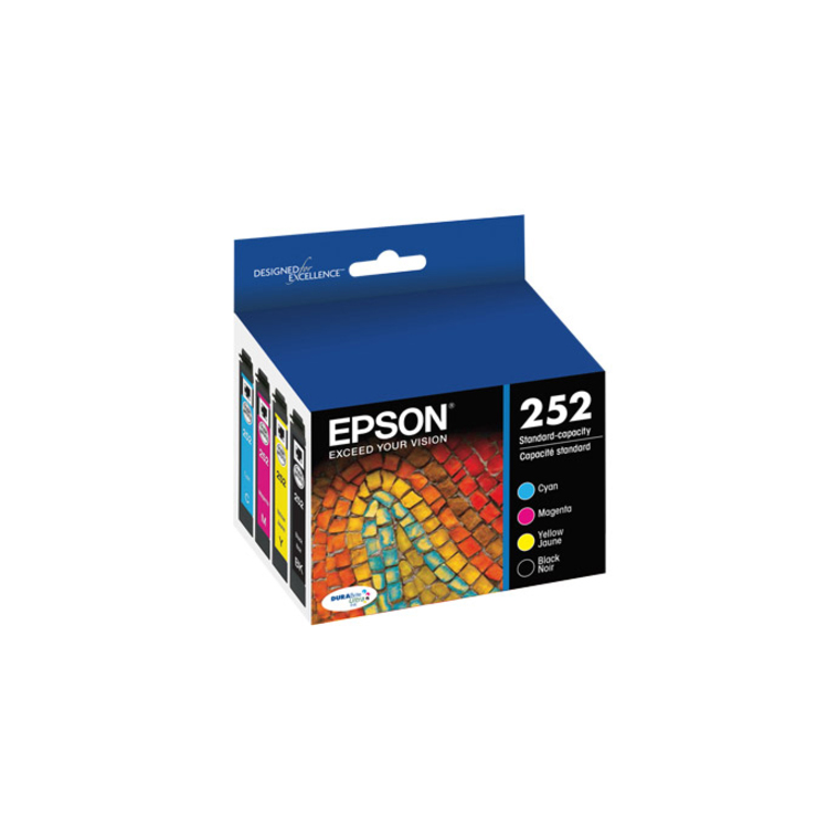 Epson Durabrite Ultra T252 Original Standard Yield Inkjet Ink Cartridge Multi Pack Cyan 0477