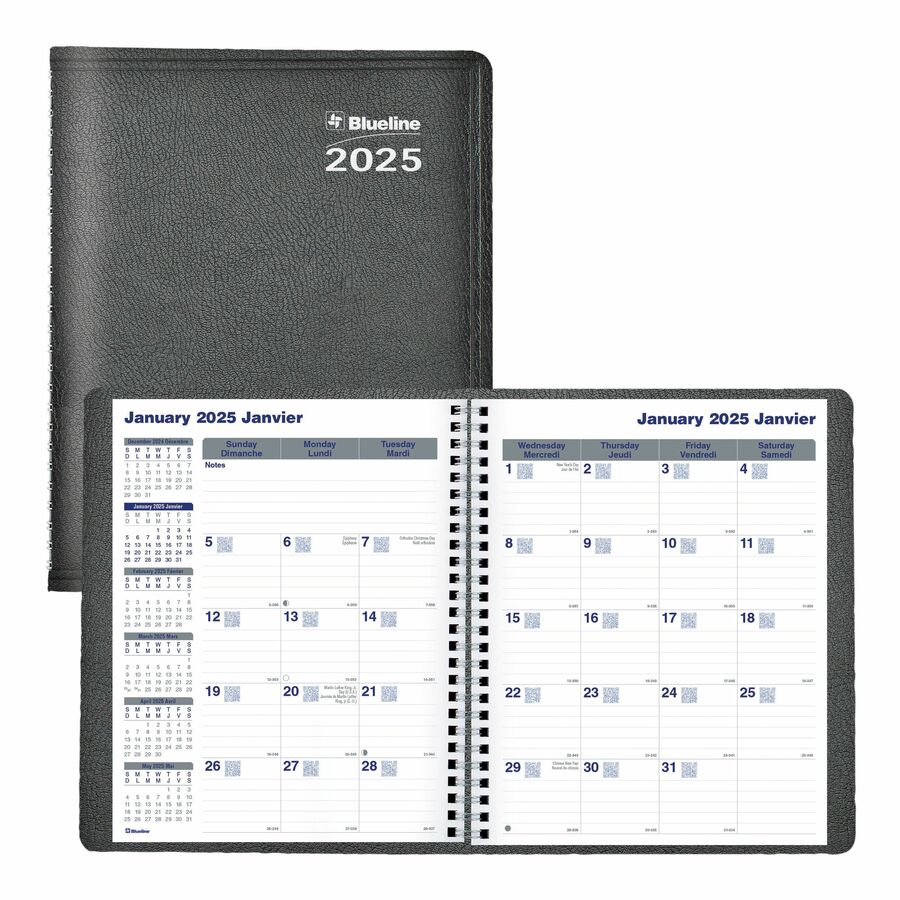 Blueline Net Zero Carbon 14-Month Monthly Planner