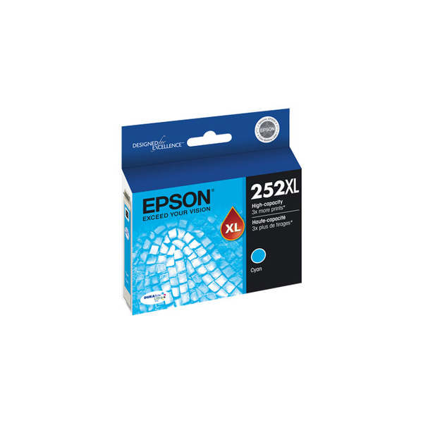 Epson 252XL High Capacity Cyan Ink Cartridge(T252XL220)