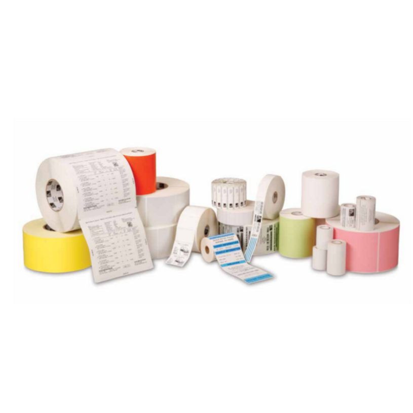Label, Paper, 4x2in (101.6x50.8mm); TT, Z-Perform 1500T, Coated, Permanent Adhesive, 3in (76.2mm) core, 3000/roll, 4/box, Plain