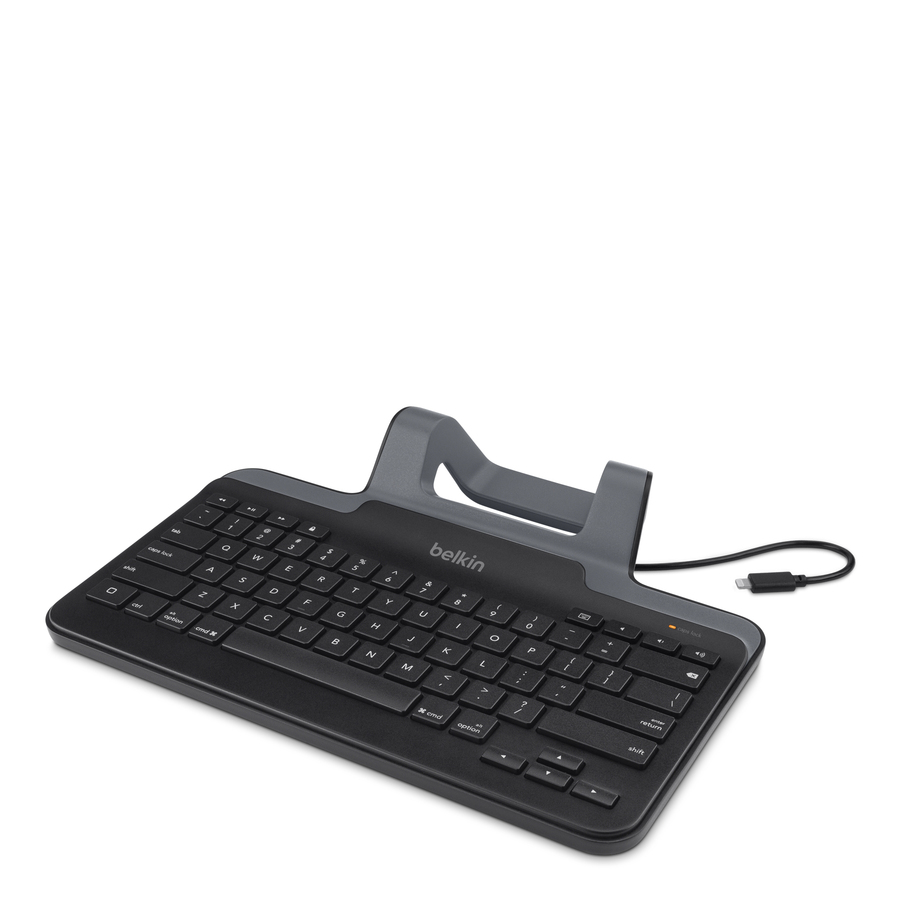 Belkin Wired Keyboard with Stand for Lightning Connector from ThinkEDU