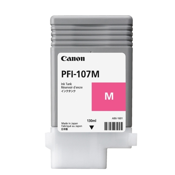 Canon PFI-107 Magenta Ink (130ml) for IPF670 / 680 / 685 / 770 / 780 / 785 (6707B001)