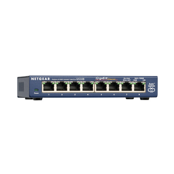 NETGEAR (GS108-400NAS) 8-Port Gigabit Ethernet Unmanaged Switch