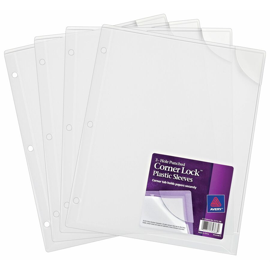 30 Pack A5 Binder Sleeves - 6 Ring 4 Pocket Photo Pages For Trading Cards & Documents