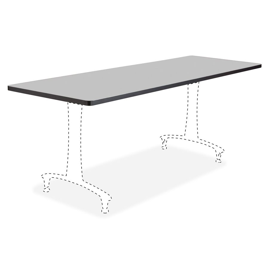 SAF2087GR Safco® Safco Rumba Training Table Tabletop Rectangle Top
