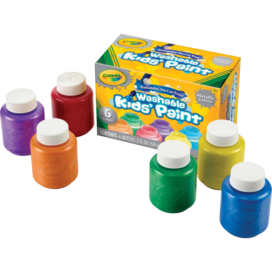 Crayola Metallic Colors Washable Kids Paint