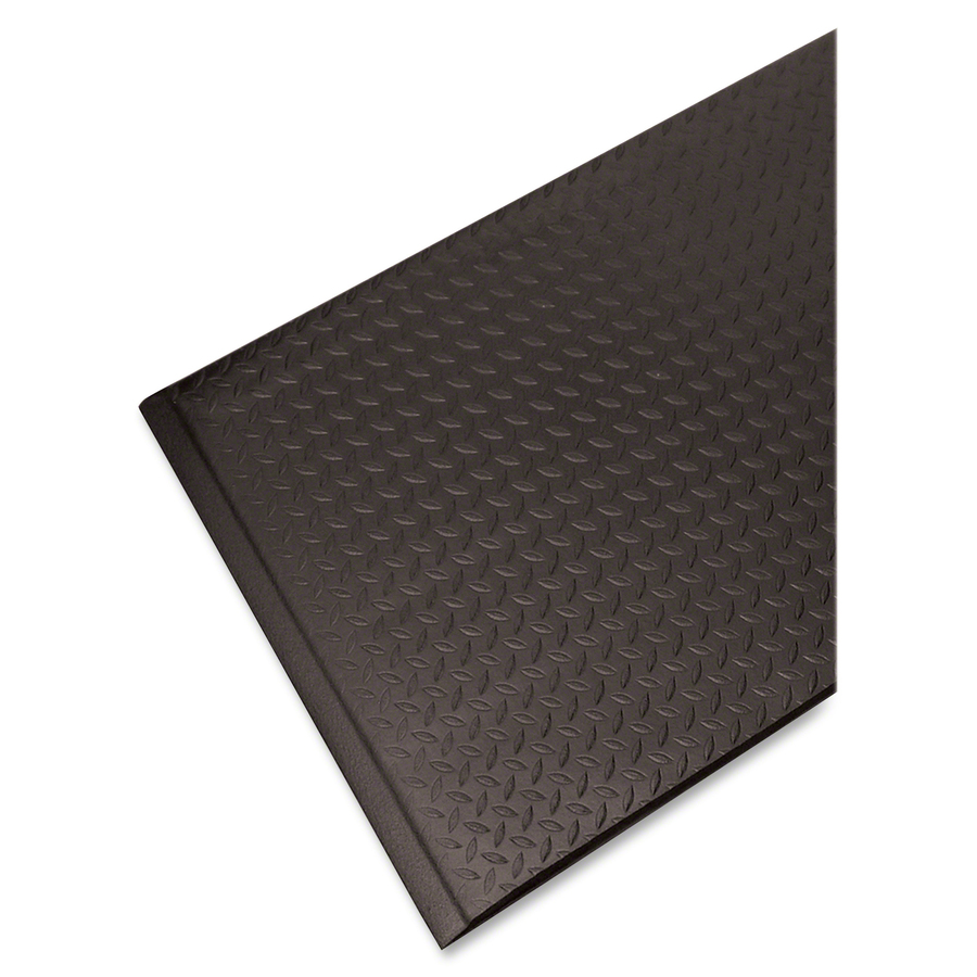 Genuine Joe Anti-Fatigue Floor Mats, Marble Top, 24 Width x 36 Depth x  0.50 Thickness - Gray 