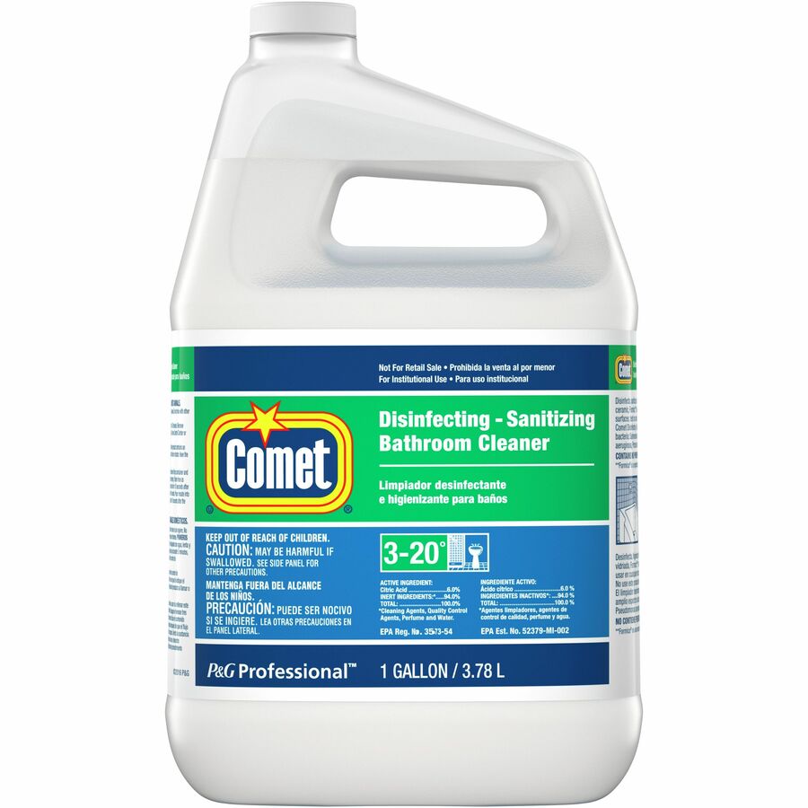 Comet Disinfecting Bathroom Cleaner - Liquid - 128 fl oz (4 quart) - 1 ...