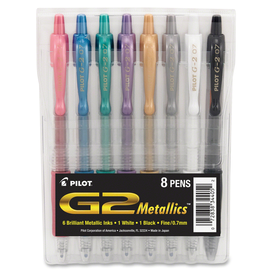 Papermate InkJoy Gel 0.7mm Pens 8 Pack Multicolour - Big White