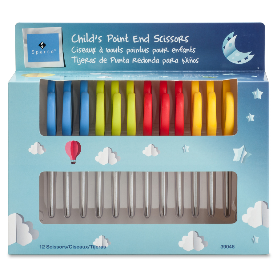 Fiskars 5 Pointed Kids Scissors, 3 Pack Assorted Colors