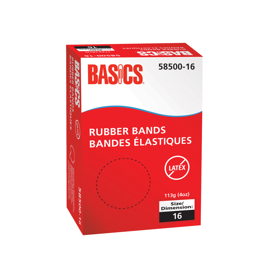 Basics&reg; Latex Free Rubber Bands #16 4 oz