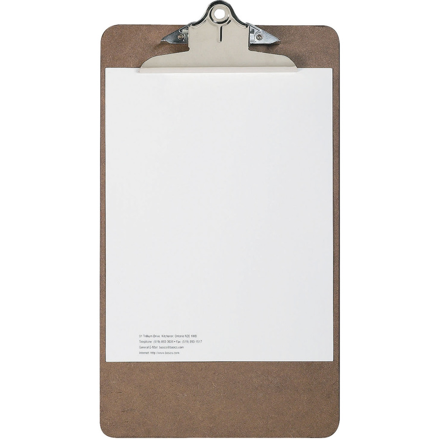 Planchette à pince en masonite de Basics, l&eacute;gal