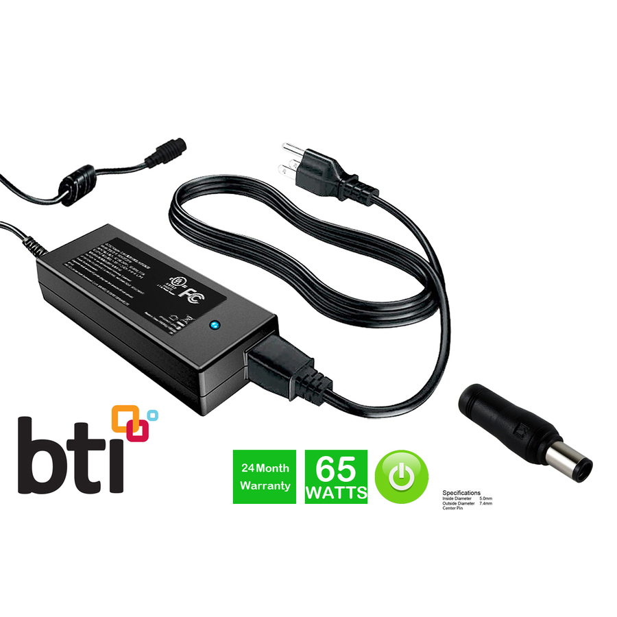 Replacement AC adapter for Dell Inspiron and Latitude laptops