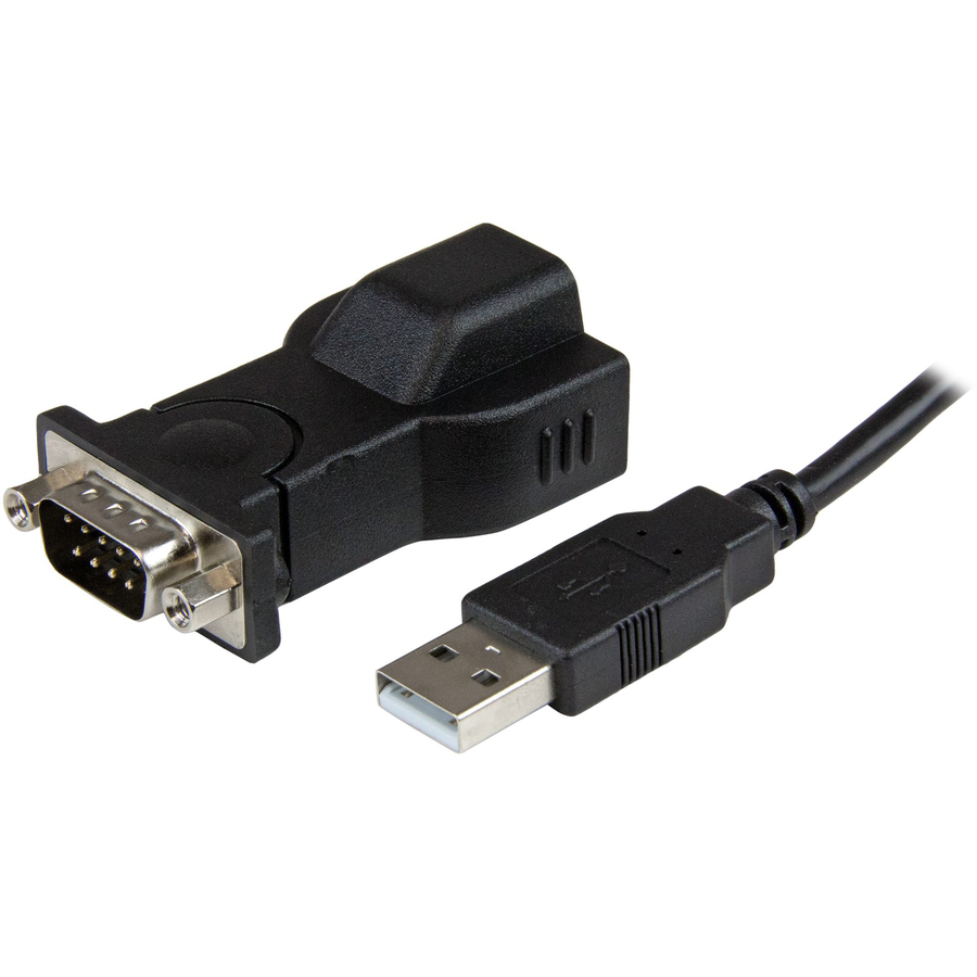 StarTech.com USB to Serial Adapter - Detachable 6 ft USB A-B Cable - Prolific PL-2303 USB to RS232 Adapter Cable - Add an RS232 serial port to your laptop or desktop