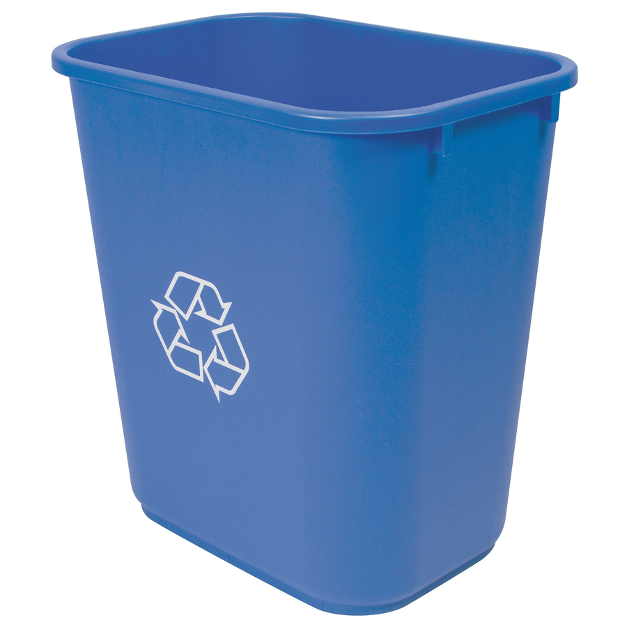 Storex Washable 28qt Plastic Recycling Basket