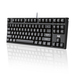 Adesso Compact Mechanical Gaming Keyboard - Cable Connectivity - USB Interface - 87 Key Volume Down, Volume Up, Play/Pause, Stop, Mute, Next Track, Previous Track, Windows Lock Key Hot Key(s) - English (US) - QWERTY Layout - Computer - PC, Mac - Mechanica