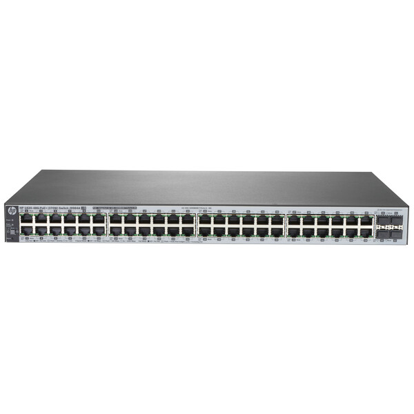 HPE 1820-48G-PPoE+ (370W) Switch - Manageable - L2 Supported