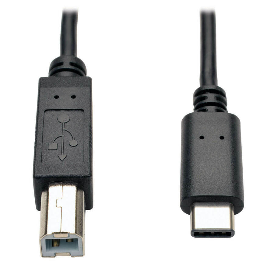 Tripp Lite 6ft USB 2.0 Cable B Male to USB Type-C USB-C 6' - USB - 60 - 6 ft - 1 x Type B Male USB - 1