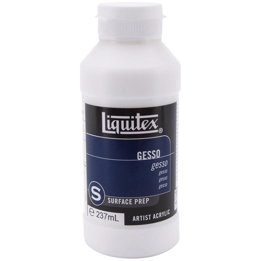 Liquitex White Gesso Surface Prep Medium, 8-oz