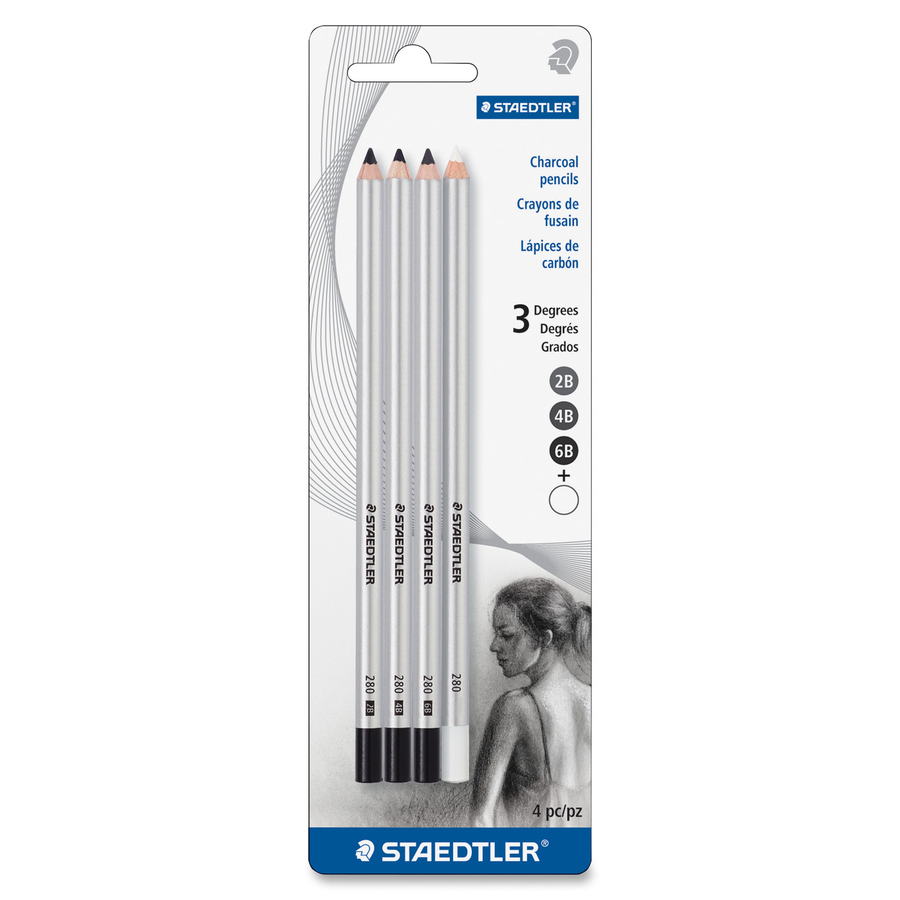 Staedtler 280 Quality Charcoal Pencils Std280sbk 1a6 Staedtler 280 Quality Charcoal Pencils Std280sbk 1a6