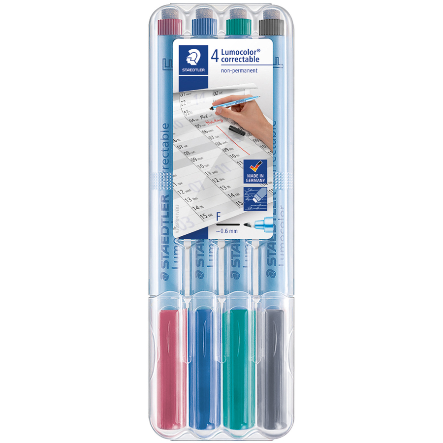 Staedtler Lumocolor Correctable Marker Pen - Fine - Blue