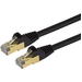 StarTech.com 10ft CAT6A Ethernet Cable - 10 Gigabit Category 6A Shielded Snagless RJ45 100W POE Patch Cord - 10GbE Black UL/TIA Certified - CAT6A Ethernet Cable delivers 10 gigabit connection free of noise & EMI/RFI interference - Tested to comply w/ ANSI