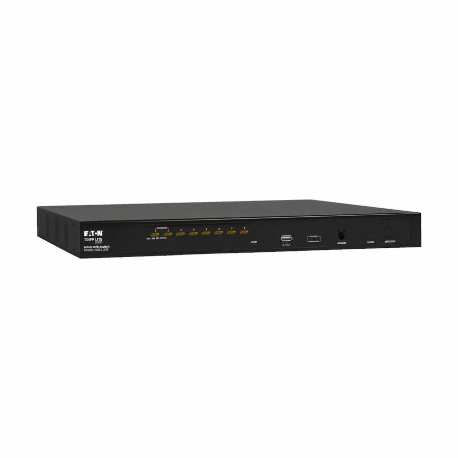 Tripp Lite NetDirector 8-Port 1U Rack-Mount KVM Switch - 8 Computer(s) - 1 Local User(s) - 2048 x 1536USB - Rack-mountable - 1U - TAA Compliant