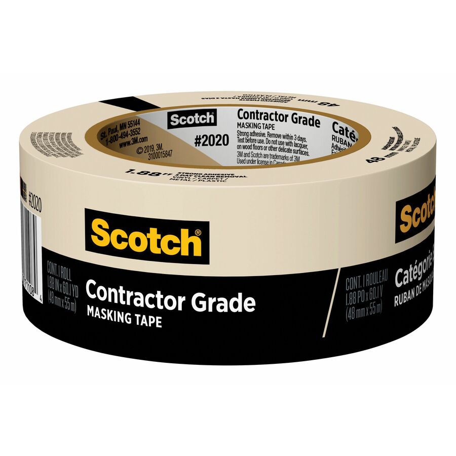 thumbnail image 2 of Durapak Supplies General Purpose Paper Masking Tape – 3/4” X 60 YD, 1 Roll 2 of 5