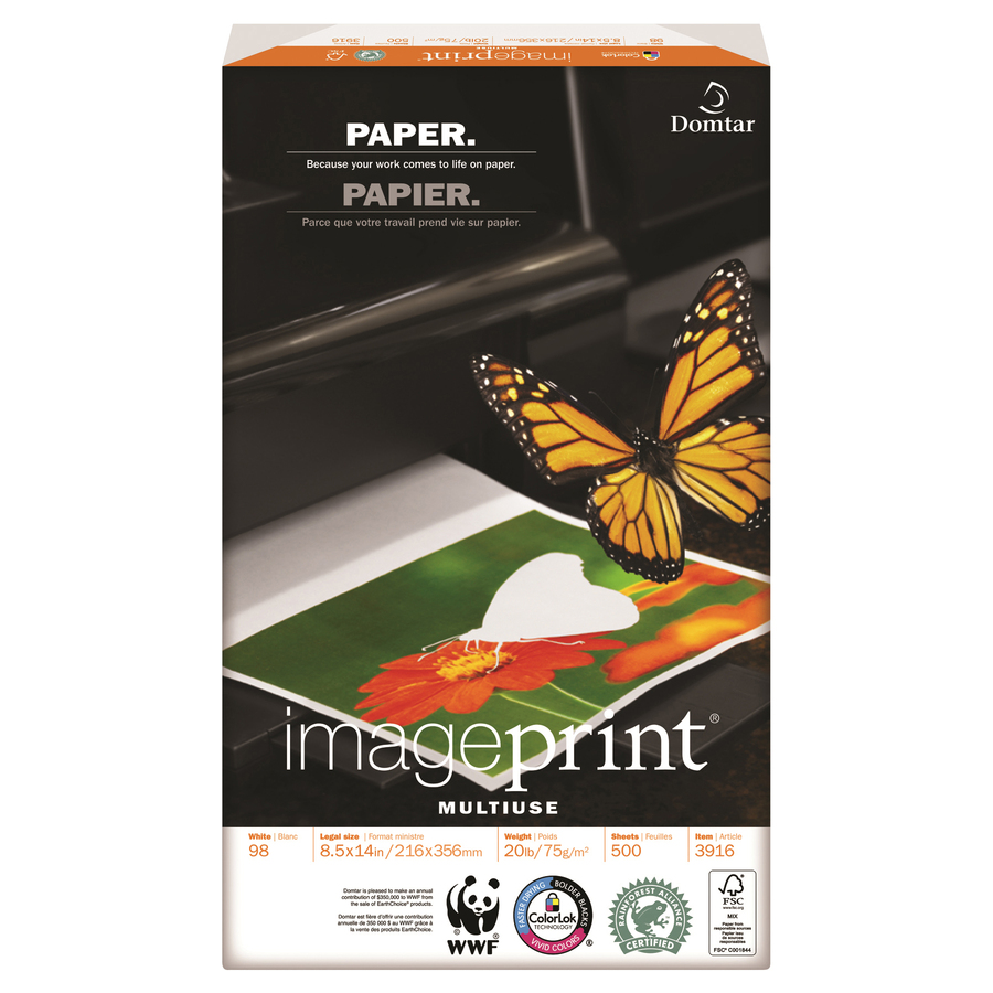 Domtar ImagePrint Inkjet, Laser Copy & Multipurpose Paper DMR3617