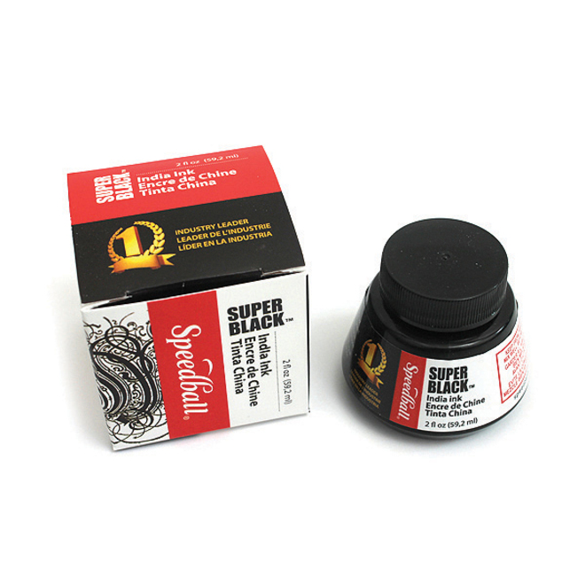 Speedball Super Black India Ink