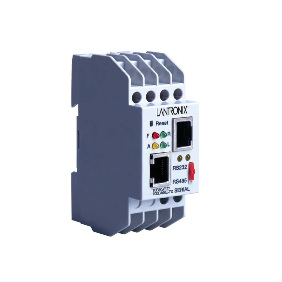 Lantronix XPRESS DR-IAP XSDRIN-03 rail-mountable industrial device server with industrial protocol support