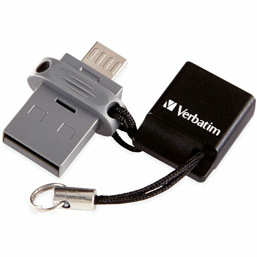 Lecteur flash double USB 2.0 Store 'n' Go pour p&eacute;riph&eacute;riques micro-USB - Verbatim