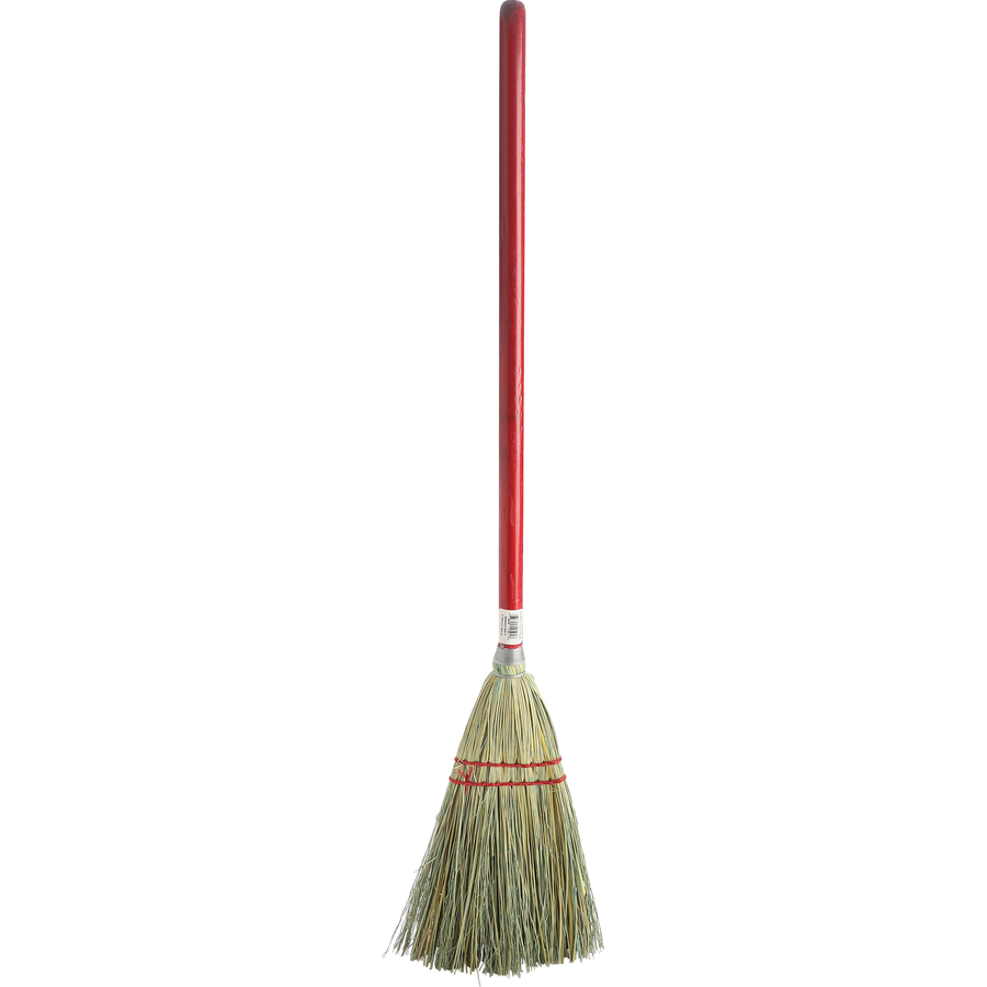 Rubbermaid Commercial Wood Handle Lobby Corn Broom