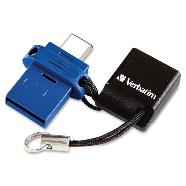 USB-A/USB-C Drive, 64GB, Blue