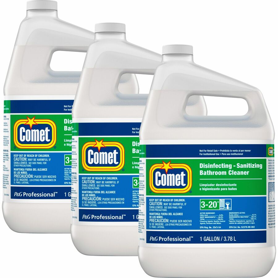 Disinfectant Heavy-Duty Bathroom Cleaner Concentrate, Lime, 1 gal