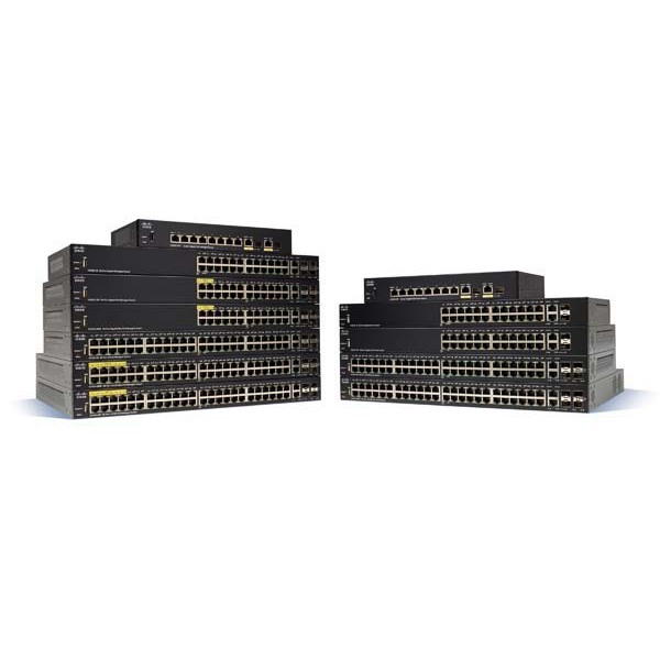 Cisco SG350-28MP 28-port Managed Gigabit Ethernet Switch, PoE+ support on 28 ports