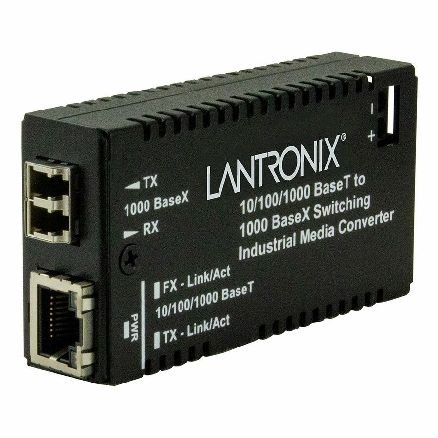 Lantronix M/GE-ISW-LC-01 M/GE-ISW Series multimode LC media converter