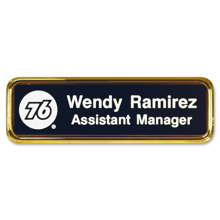 Clip/Pin Name Badges, 4 x 3, 50/BX - 95743 - C-Line Products