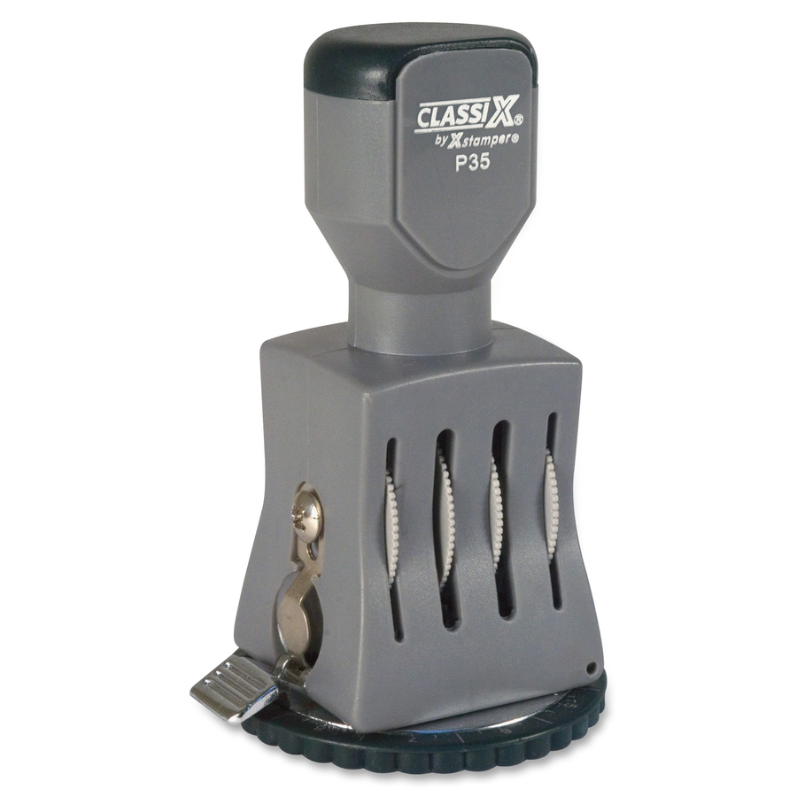 XSTP35 Shachihata, Inc Xstamper Rotary Date/Time Stamp Message/Date