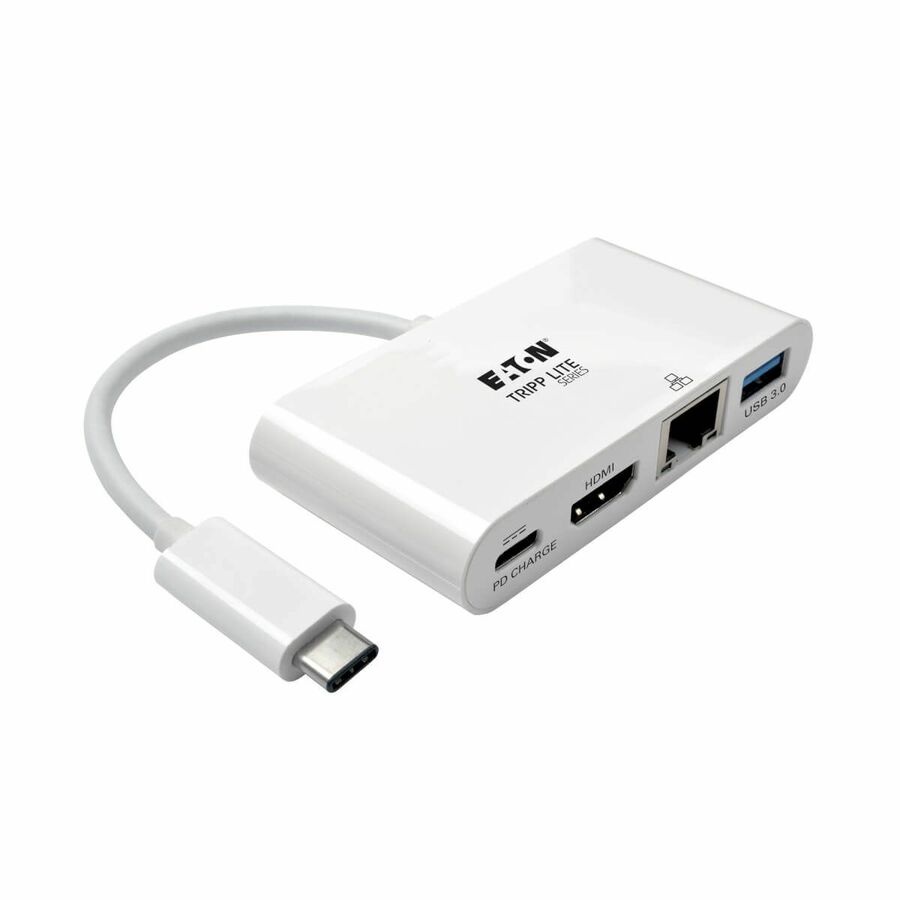 StarTech.com USB-C Multiport Adapter - USB C to 4K HDMI or VGA, 100W PD  Passthrough, 3x USB 3.0, GbE
