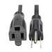 Tripp Lite Standard Power Extension Cord ( Black) - 15-ft. | P024-015-13A