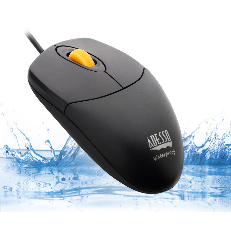 1000DPI ANTIMICROBIAL WATERPROF OPTICAL MOUSE MAG SCROLL WHEEL