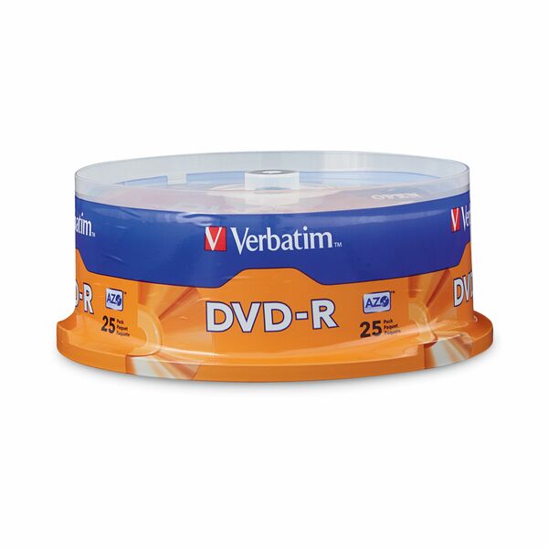 Verbatim AZO DVD-R,  4.7GB 16X, 25pk Spindle