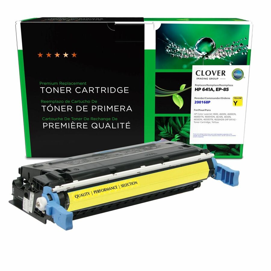 CIG Remanufactured Laser Toner Cartridge 641A (Canon 6822A004AA, Canon EP-85, HP 641A, HP C9722A) - Yellow - 1 Each