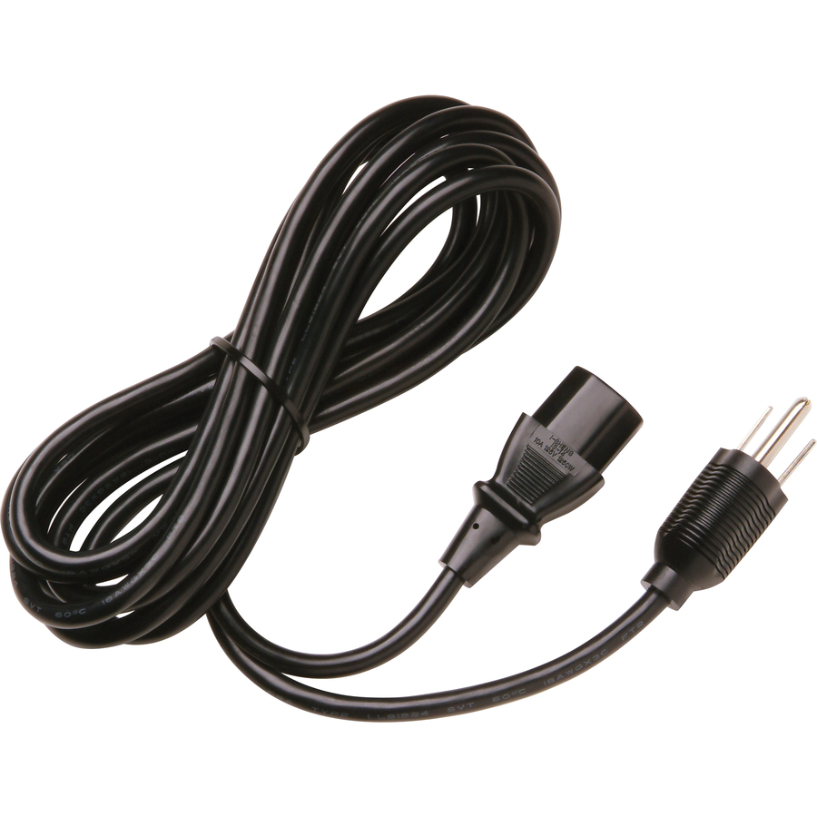 HPE black locking IEC C13 to C14 power cord, 0.7 m length, 10 A rating