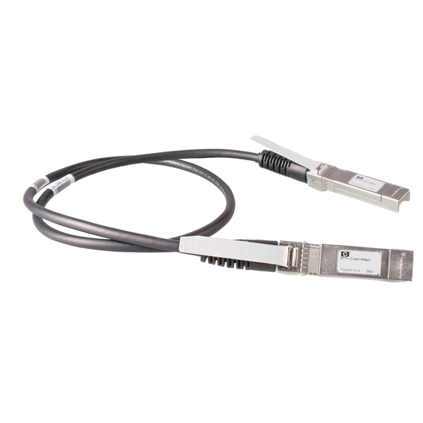 HPE X240 10G SFP+ to SFP+ 0.65m Direct Attach Copper Campus-Cable - Black