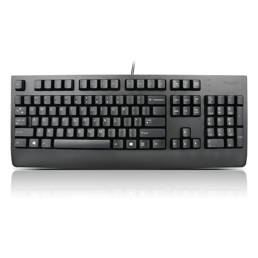 Lenovo USB Keyboard Black US English 103P