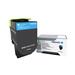Lexmark Unison High Yield Laser Toner Cartridge - Cyan Pack - 3500 Pages