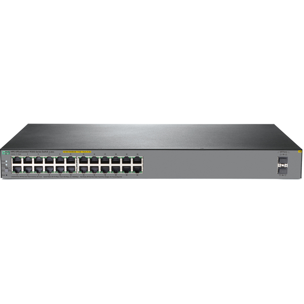 HPE OfficeConnect 1920S 24G 2SFP PPoE+ 185W Switch 12POE+, 12 NON-POE
