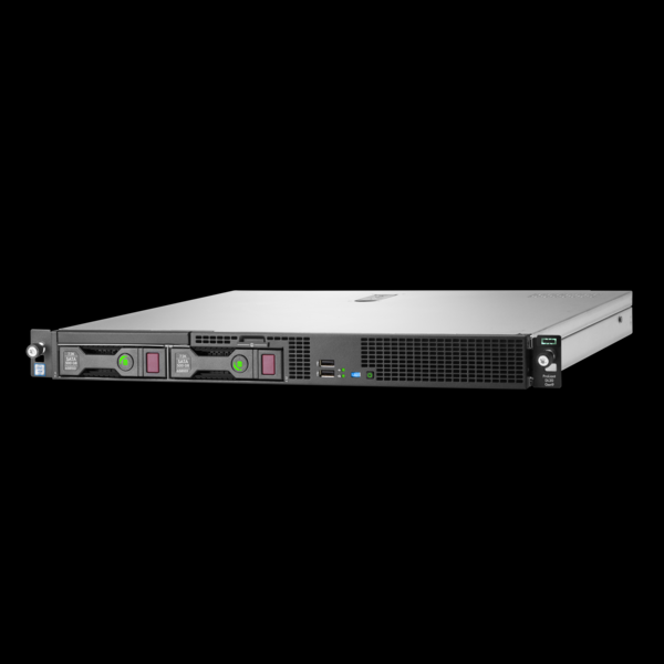 HP Enterprise DL20 G9 E3-1220 v6 3GHz 1U Rackmount Server - 8GB RAM, no HDD (871429-B21) - HPE Dynamic Smart Array B140i Storage Controller RAID 0,1,5,10, 2x GbE LAN, No OS, Genuine HP Hard Drives to be ordered separately